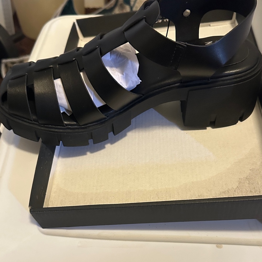 Women’s Black Sandals - Picture 2 of 5